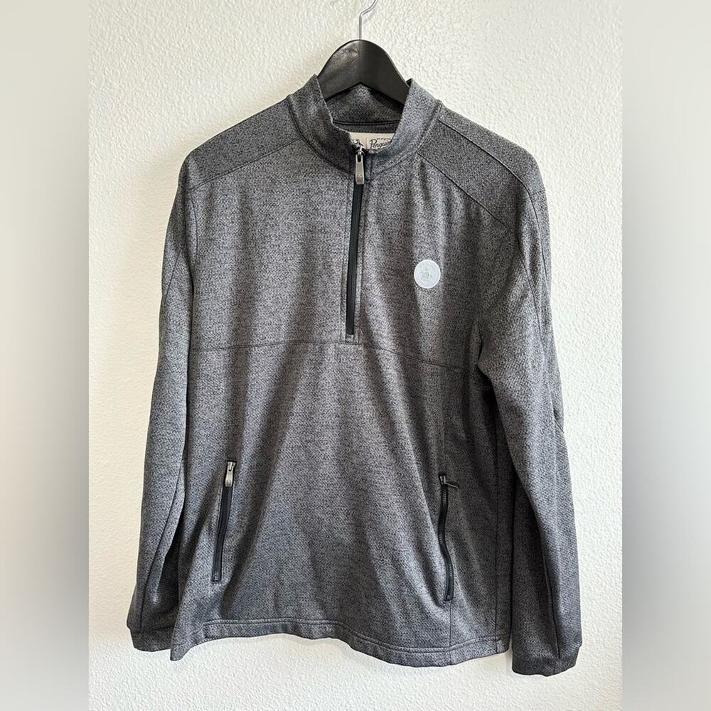Original Penguin by Munsingwear Men’s Golf 1/4 zip pullover Sweater Sz M